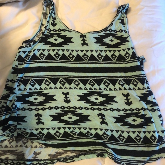 My Michelle top, women's small, turquoise and black - Picture 2 of 2